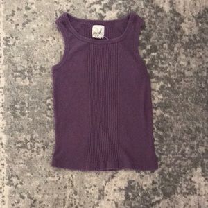 Peek Ribbed Tank, Size M 6-7